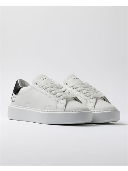 Scarpe Sfera calf colore white/black DATE | SFERA CALFWHITE BLACK